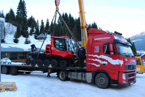 007 skládání stroje PistenBully 400 Park 4F