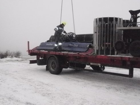 008 skládání stroje PistenBully 200
