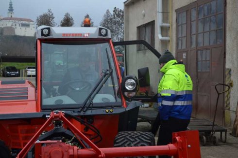 předávání stroje Reform Metrac H7RX - Pavol Belan